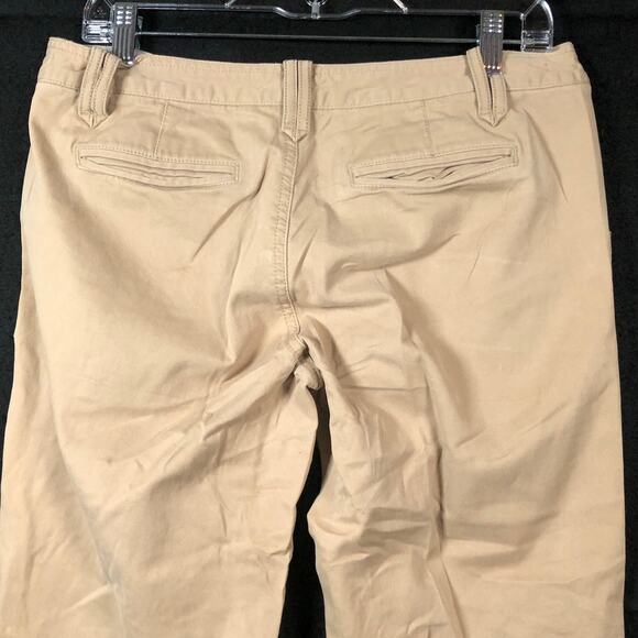 Banana Republic Womens Pants Tan Utility Chino Straight Leg Stretch 10 - Picture 12 of 13